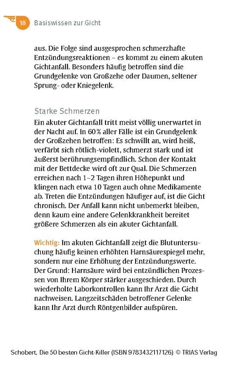 Die 50 besten Gicht-Killer
