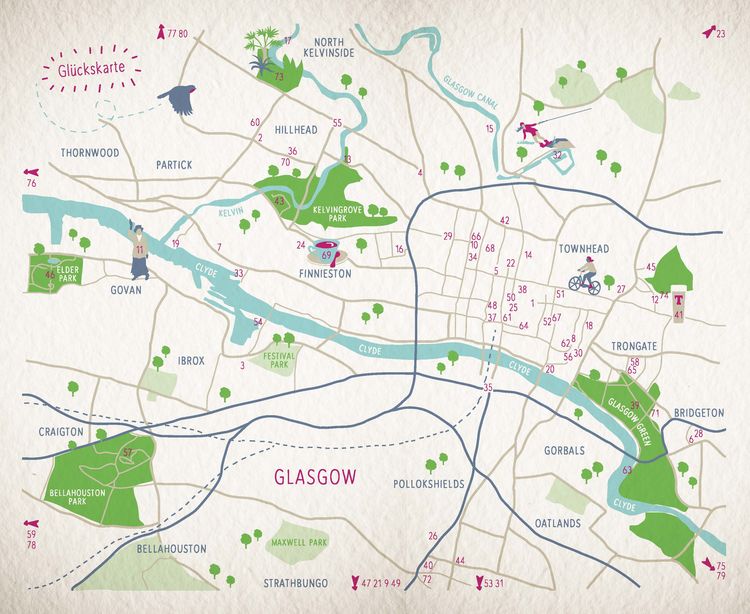 Produktbild: Glücksorte in Glasgow