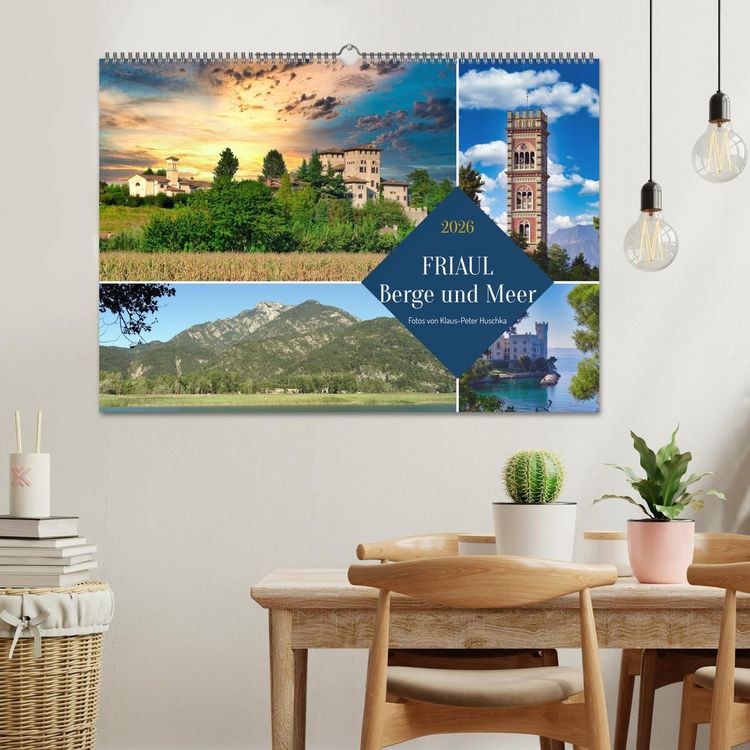 Produktbild: Friaul, Berge und Meer (Wandkalender 2026 DIN A2 quer), CALVENDO Monatskalender