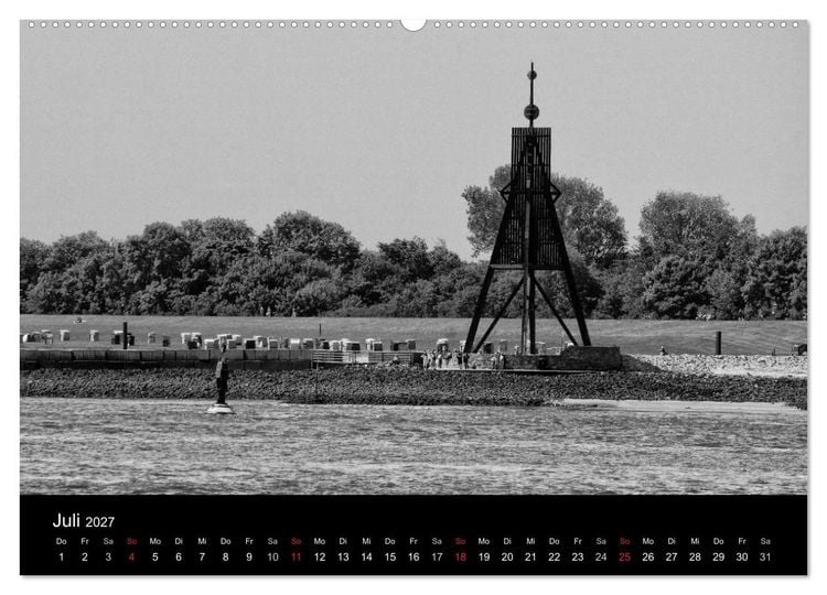 Produktbild: Willkommen in Cuxhaven (Wandkalender 2027 DIN A2 quer), CALVENDO Monatskalender