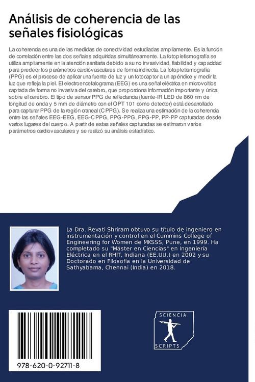 Produktbild: An&aacute;lisis de coherencia de las se&ntilde;ales fisiol&oacute;gicas