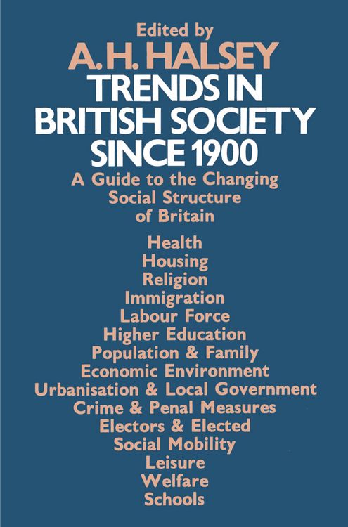 Produktbild: Trends in British Society since 1900