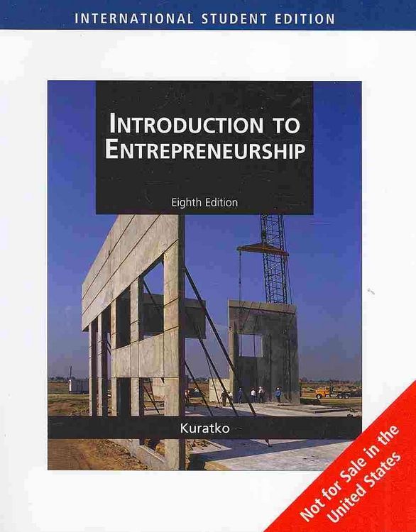 Produktbild: Introduction to Entrepreneurship, International Student Edition