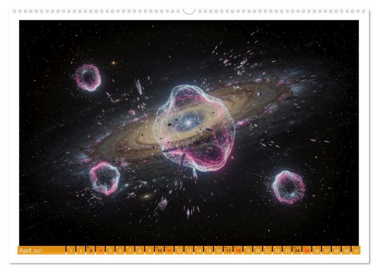 Produktbild: Kosmische Anomalien (Wandkalender 2027 DIN A2 quer), CALVENDO Monatskalender