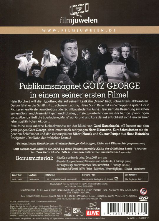 Produktbild: Alter Kahn und junge Liebe (G&ouml;tz George) (DEFA Filmjuwelen)