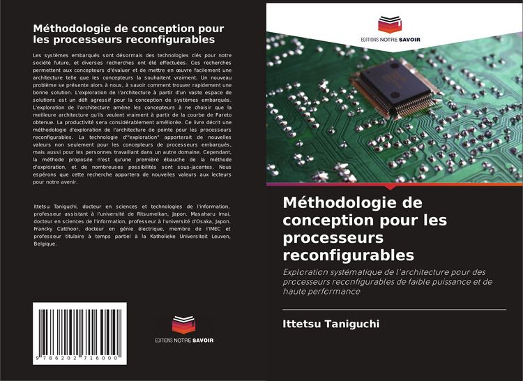 Produktbild: M&eacute;thodologie de conception pour les processeurs reconfigurables