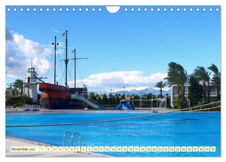 Produktbild: Urlaubsparadies Antalya-Lara (Wandkalender 2026 DIN A4 quer), CALVENDO Monatskalender