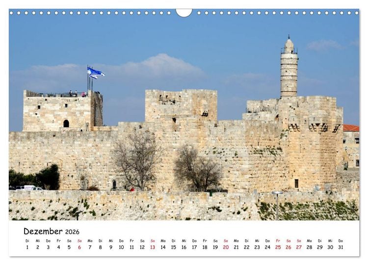 Produktbild: Traumziel Israel (Wandkalender 2026 DIN A3 quer), CALVENDO Monatskalender