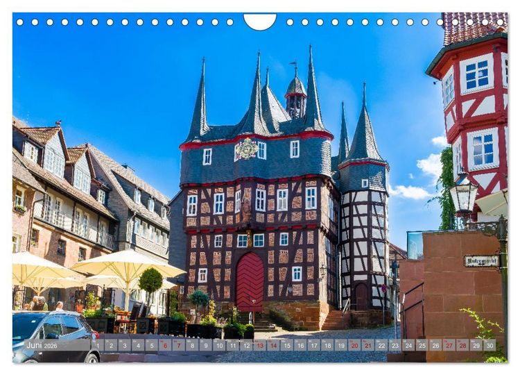 Produktbild: Ein Blick auf Frankenberg an der Eder (Wandkalender 2026 DIN A4 quer), CALVENDO Monatskalender