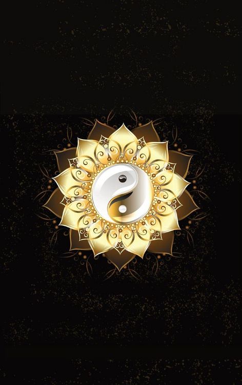 Produktbild: Glowing Golden Ring Yang-Yang Lotus Flower | Diary, Journal, and/or Notebook