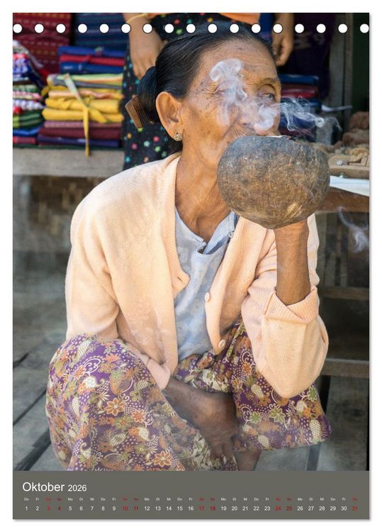 Produktbild: Reise durch Myanmar (Tischkalender 2026 DIN A5 hoch), CALVENDO Monatskalender