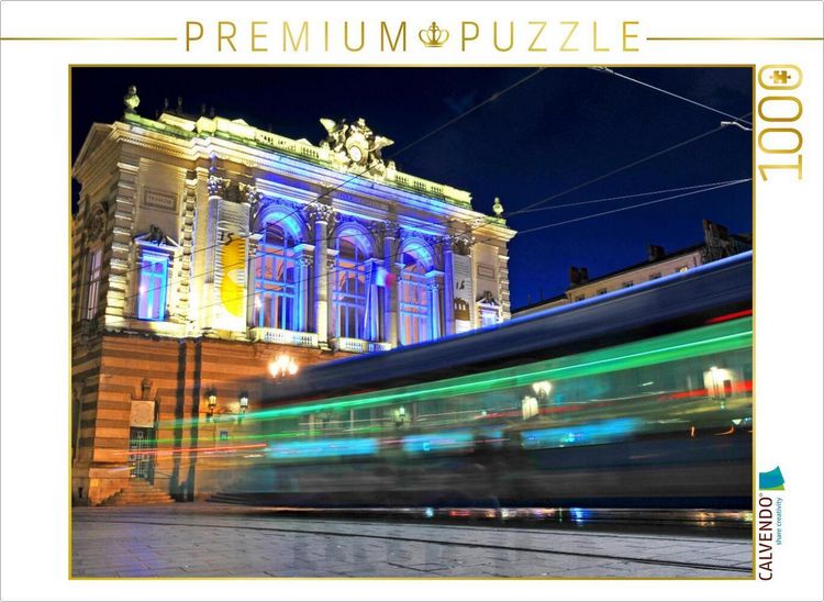 Produktbild: CALVENDO Puzzle Montpellier Stra&szlig;enbahn | 1000 Teile Lege-Gr&ouml;&szlig;e 64x48cm Foto-Puzzle f&uuml;r gl&uuml;ckliche Stunden