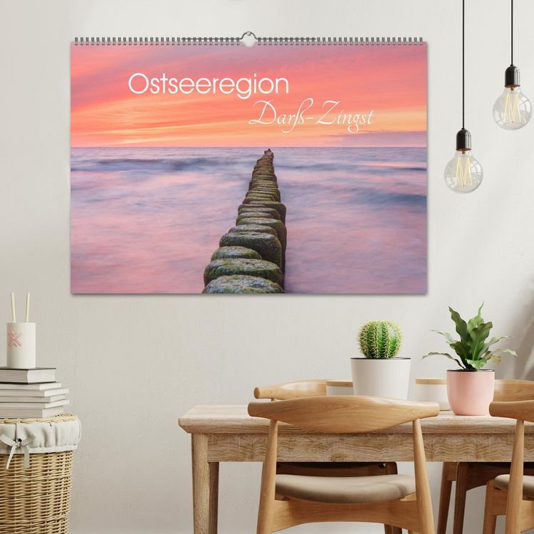 Produktbild: Ostseeregion Dar&szlig;-Zingst (Wandkalender 2026 DIN A2 quer), CALVENDO Monatskalender