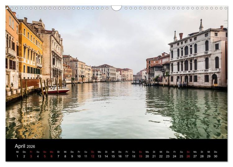 Produktbild: Venedig (Wandkalender 2026 DIN A3 quer), CALVENDO Monatskalender
