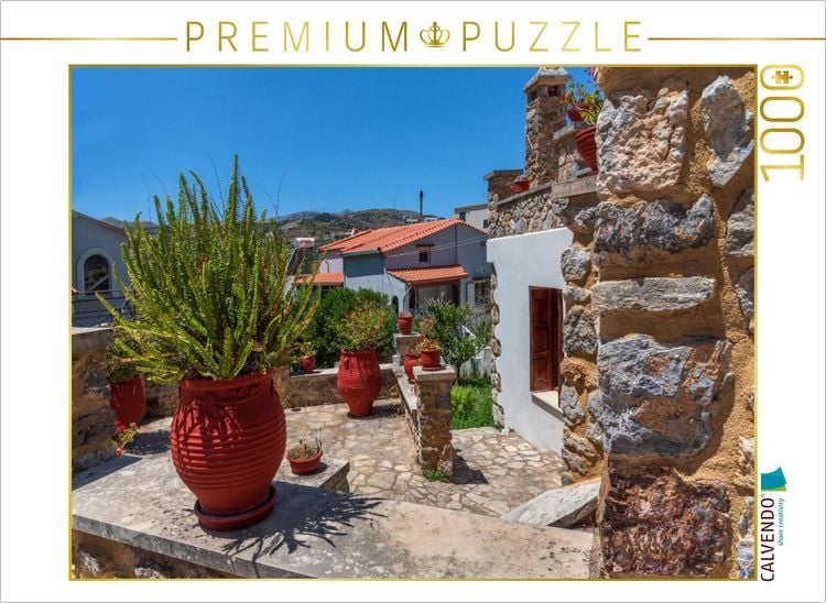 Produktbild: CALVENDO Puzzle Spili - malerisches Dorf im Herzen von Kreta | 1000 Teile Lege-Gr&ouml;&szlig;e 64x48cm Foto-Puzzle f&uuml;r gl&uuml;ckliche Stunden