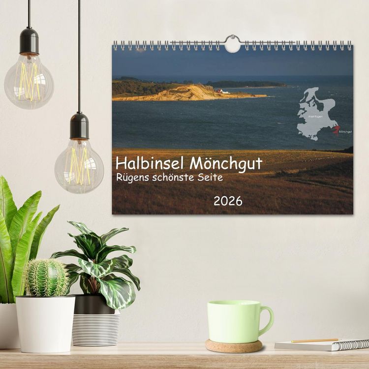 Produktbild: Halbinsel M&ouml;nchgut - R&uuml;gens sch&ouml;nste Seite (Wandkalender 2026 DIN A4 quer), CALVENDO Monatskalender