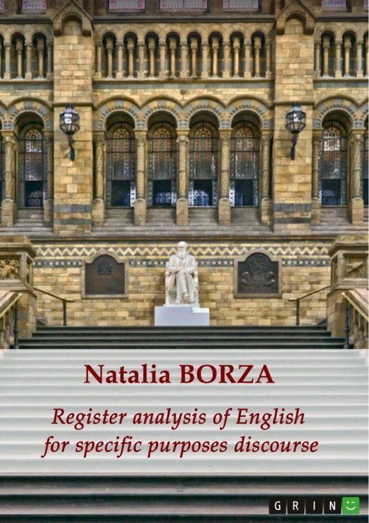 Produktbild: Register analysis of English for specific purposes discourse