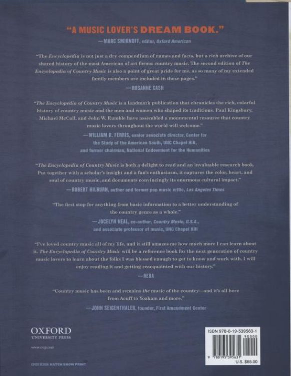 Produktbild: The Encyclopedia of Country Music