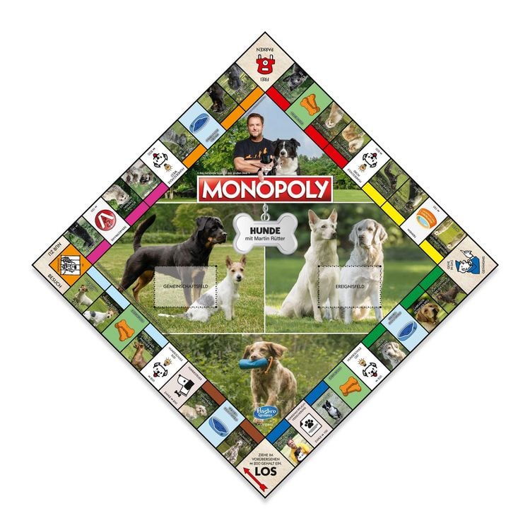 Produktbild: Monopoly Hunde mit Martin R&uuml;tter