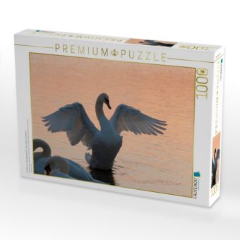 Produktbild: CALVENDO Puzzle Ein Motiv aus dem Kalender Ein Jahr mit den Schw&auml;nen | 1000 Teile Lege-Gr&ouml;&szlig;e 64x48cm Foto-Puzzle f&uuml;r gl&uuml;ckliche Stunden