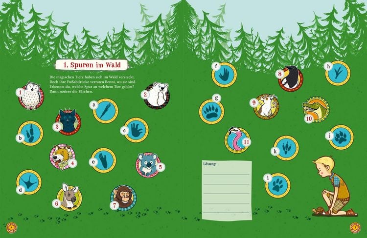 Produktbild: Die Schule der magischen Tiere: Endlich Pause! Das gro&szlig;e R&auml;tselbuch Band 2