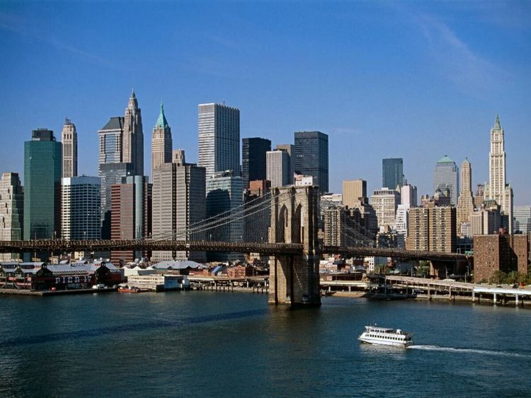 Produktbild: CALVENDO Puzzle Skyline Manhattan, New York, USA | 1000 Teile Lege-Gr&ouml;&szlig;e 64x48cm Foto-Puzzle f&uuml;r gl&uuml;ckliche Stunden