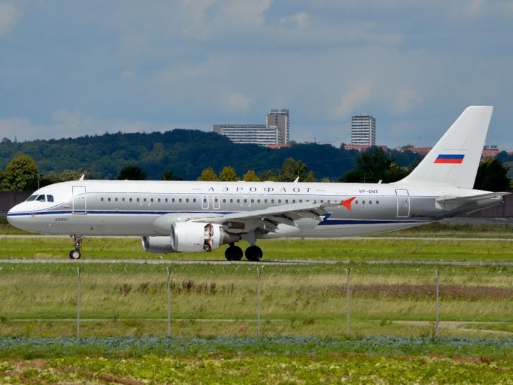 Produktbild: CALVENDO Puzzle Aeroflot - Airbus A320 1000 Teile Puzzle quer | 1000 Teile Lege-Gr&ouml;&szlig;e 64 &times; 48 cm Foto-Puzzle f&uuml;r gl&uuml;ckliche Stunden