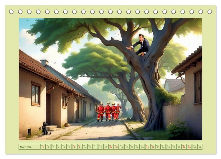 Produktbild: Ganz normale Leute wie du und ich (Tischkalender 2026 DIN A5 quer), CALVENDO Monatskalender