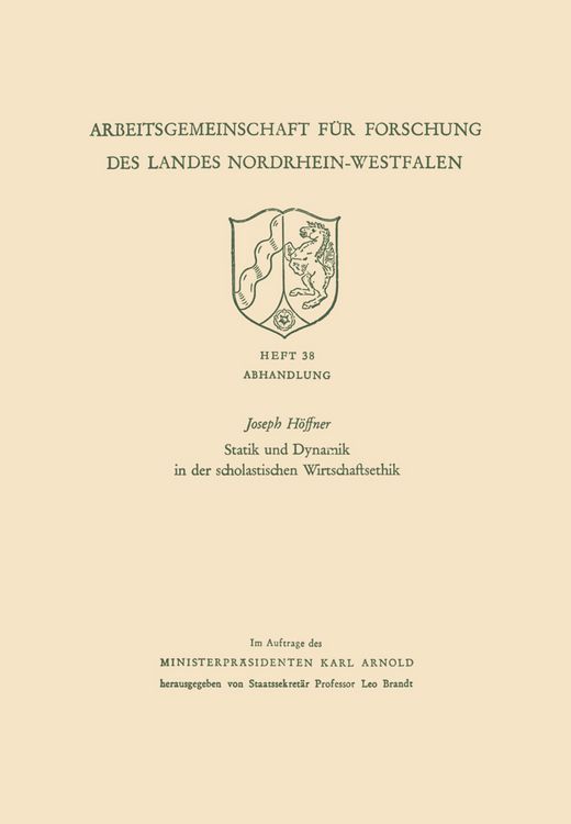 Produktbild: Statik und Dynamik in der scholastischen Wirtschaftsethik