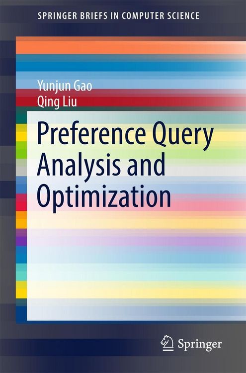 Produktbild: Preference Query Analysis and Optimization