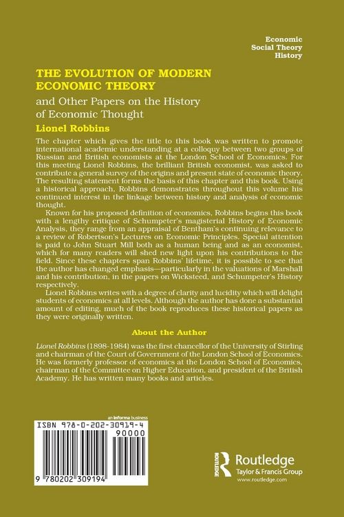 Produktbild: The Evolution of Modern Economic Theory