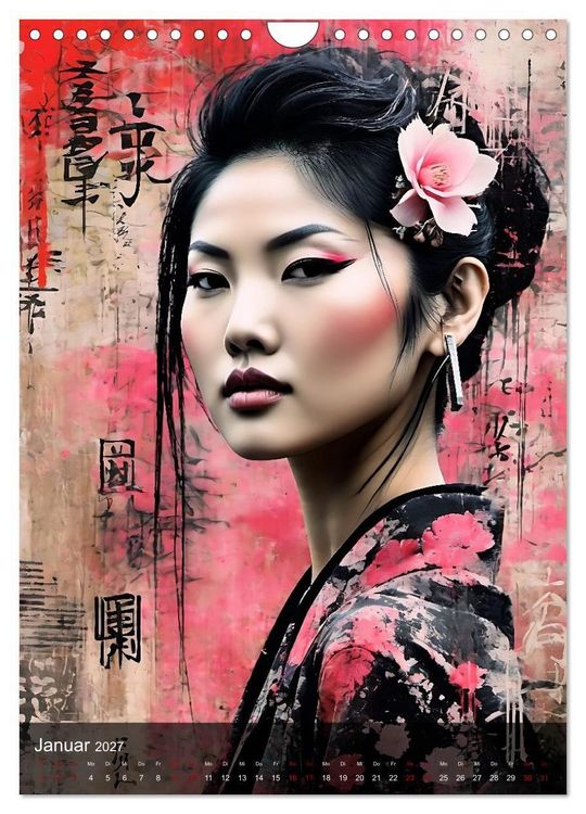 Produktbild: Geisha - Asian Spirit (Wandkalender 2027 DIN A4 hoch), CALVENDO Monatskalender