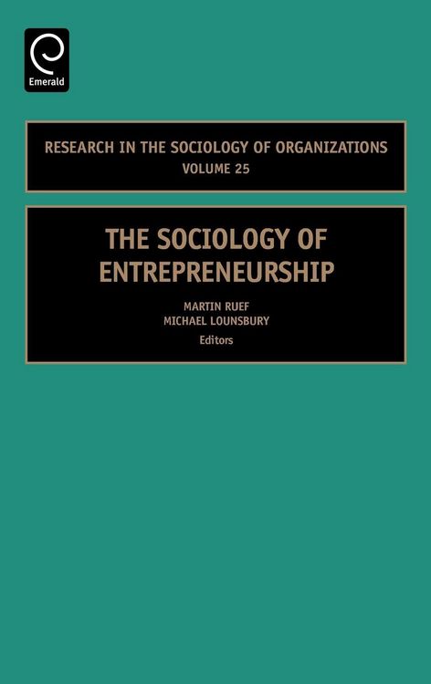 Produktbild: The Sociology of Entrepreneurship