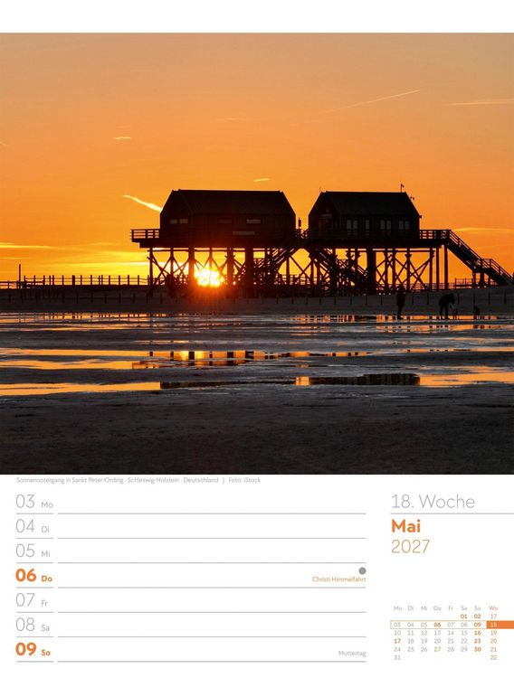 Produktbild: Am Meer Wochenplaner Kalender 2027