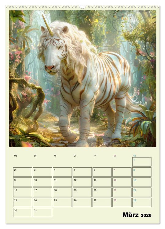 Produktbild: Hybrid Tiere zum Schmunzeln - Planer (hochwertiger Premium Wandkalender 2026 DIN A2 hoch), Kunstdruck in Hochglanz