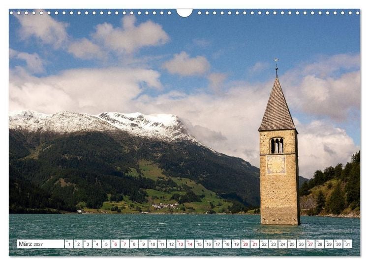 Produktbild: Zauberhaftes S&uuml;dtirol (Wandkalender 2027 DIN A3 quer), CALVENDO Monatskalender