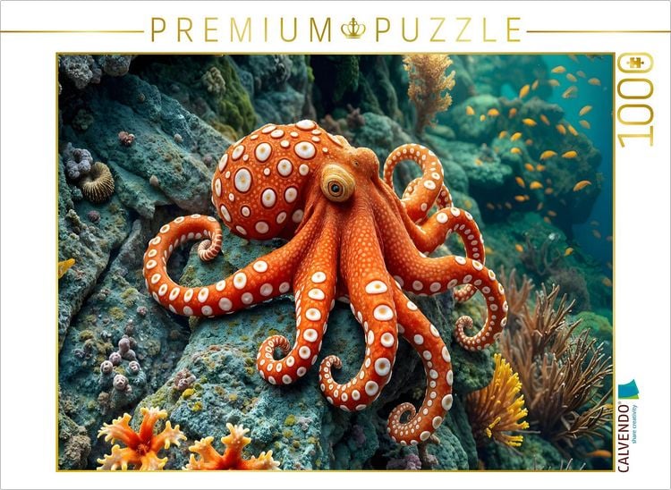 Produktbild: CALVENDO Puzzle Majest&auml;t der Tiefsee | 1000 Teile Lege-Gr&ouml;&szlig;e 64x48cm Foto-Puzzle f&uuml;r gl&uuml;ckliche Stunden