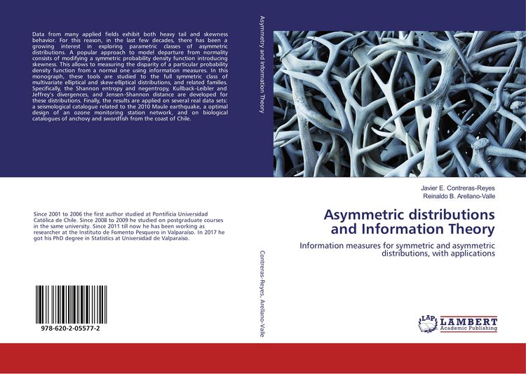 Produktbild: Asymmetric distributions and Information Theory