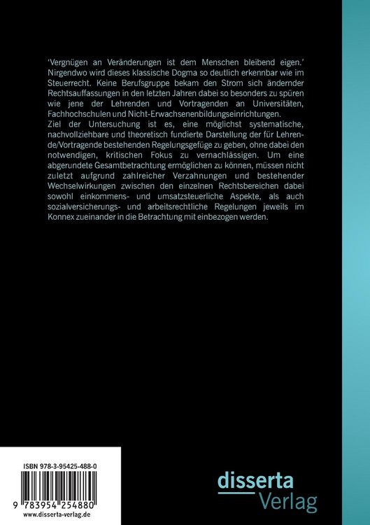 Produktbild: Steuer- und sozialversicherungsrechtliche Behandlung von Lehrenden und Vortragenden in &Ouml;sterreich (11/2004)