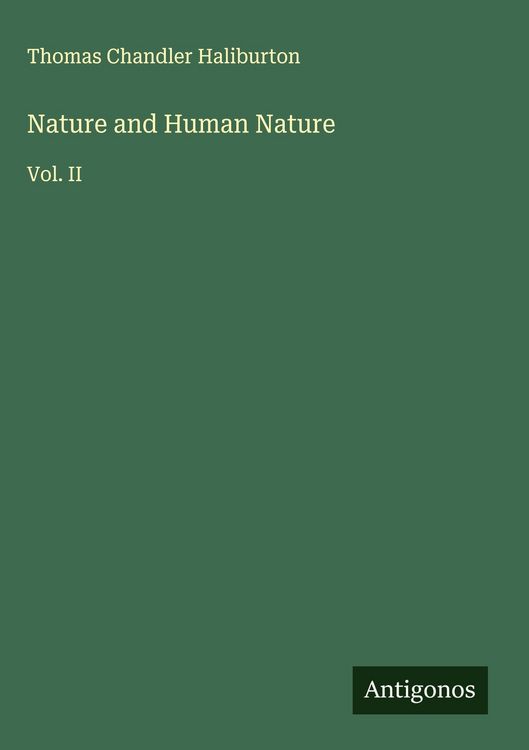 Produktbild: Nature and Human Nature
