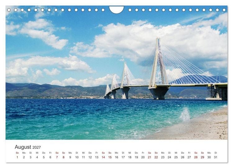 Produktbild: Griechenland - Eine Reise durch das Land der Antike. (Wandkalender 2027 DIN A4 quer), CALVENDO Monatskalender