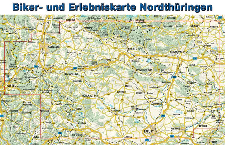 Produktbild: Nordth&uuml;ringen von G&ouml;ttingen bis Apolda