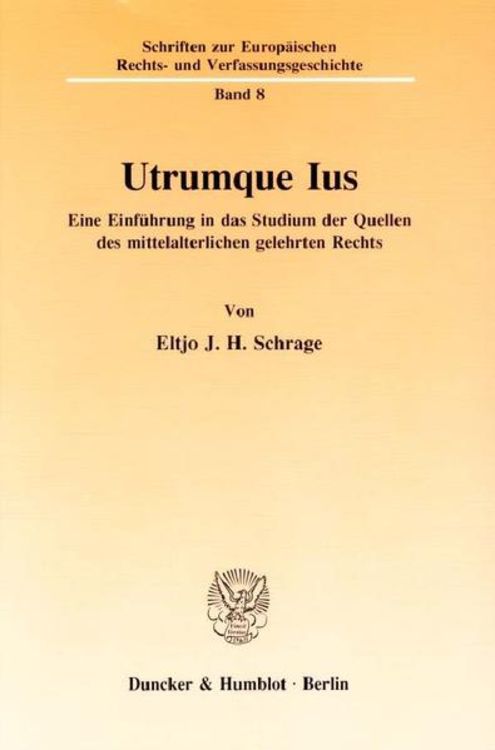 Produktbild: Utrumque Ius.
