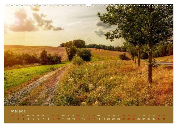Produktbild: Sommerlichter - Stimmungsvolle Landschaftsbilder (hochwertiger Premium Wandkalender 2026 DIN A2 quer), Kunstdruck in Hochglanz
