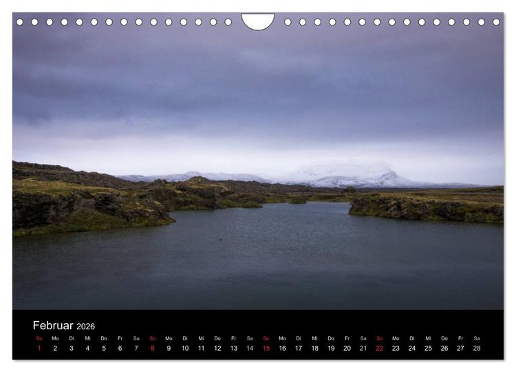 Produktbild: Island (Wandkalender 2026 DIN A4 quer), CALVENDO Monatskalender