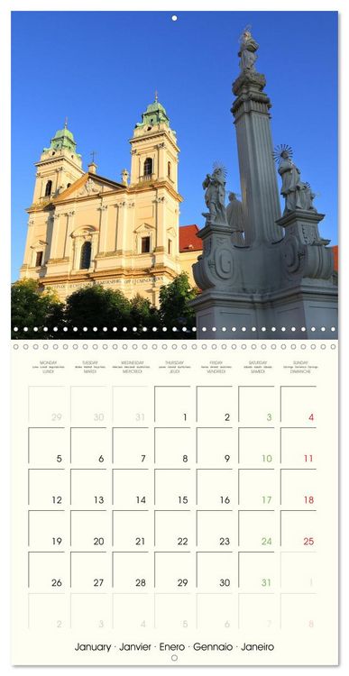 Produktbild: Highlights in the Czech Republic (Wall Calendar 2026 12 &times; 12 Inch) CALVENDO 12 Month Wall Calendar