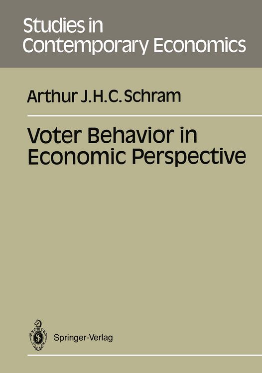 Produktbild: Voter Behavior in Economics Perspective
