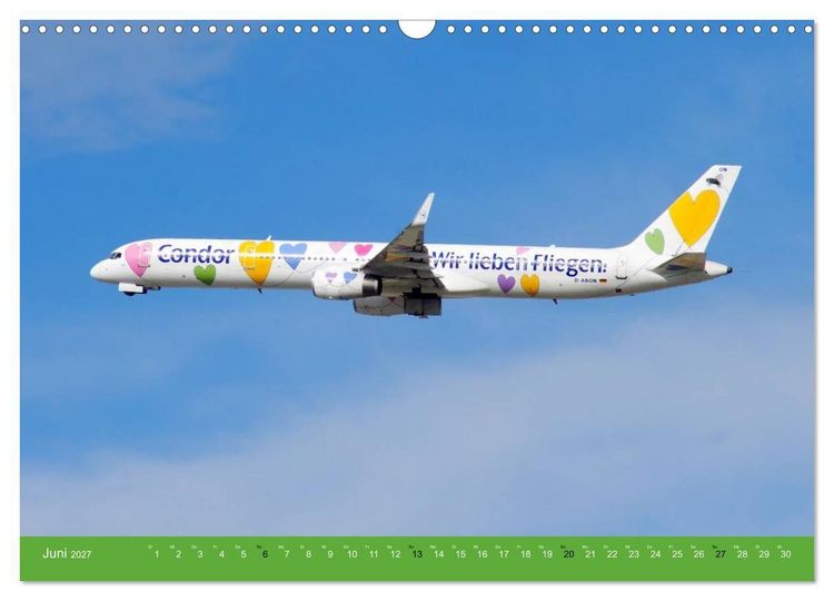 Produktbild: Die sch&ouml;nsten Flugzeug-Bemalungen (Wandkalender 2027 DIN A3 quer), CALVENDO Monatskalender