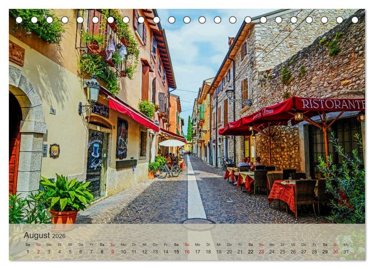 Produktbild: Gardasee - lago di Garda by Sascha Ferrari (Tischkalender 2026 DIN A5 quer), CALVENDO Monatskalender