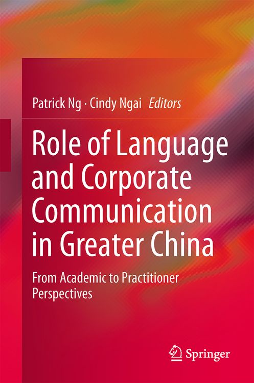 Produktbild: Role of Language and Corporate Communication in Greater China
